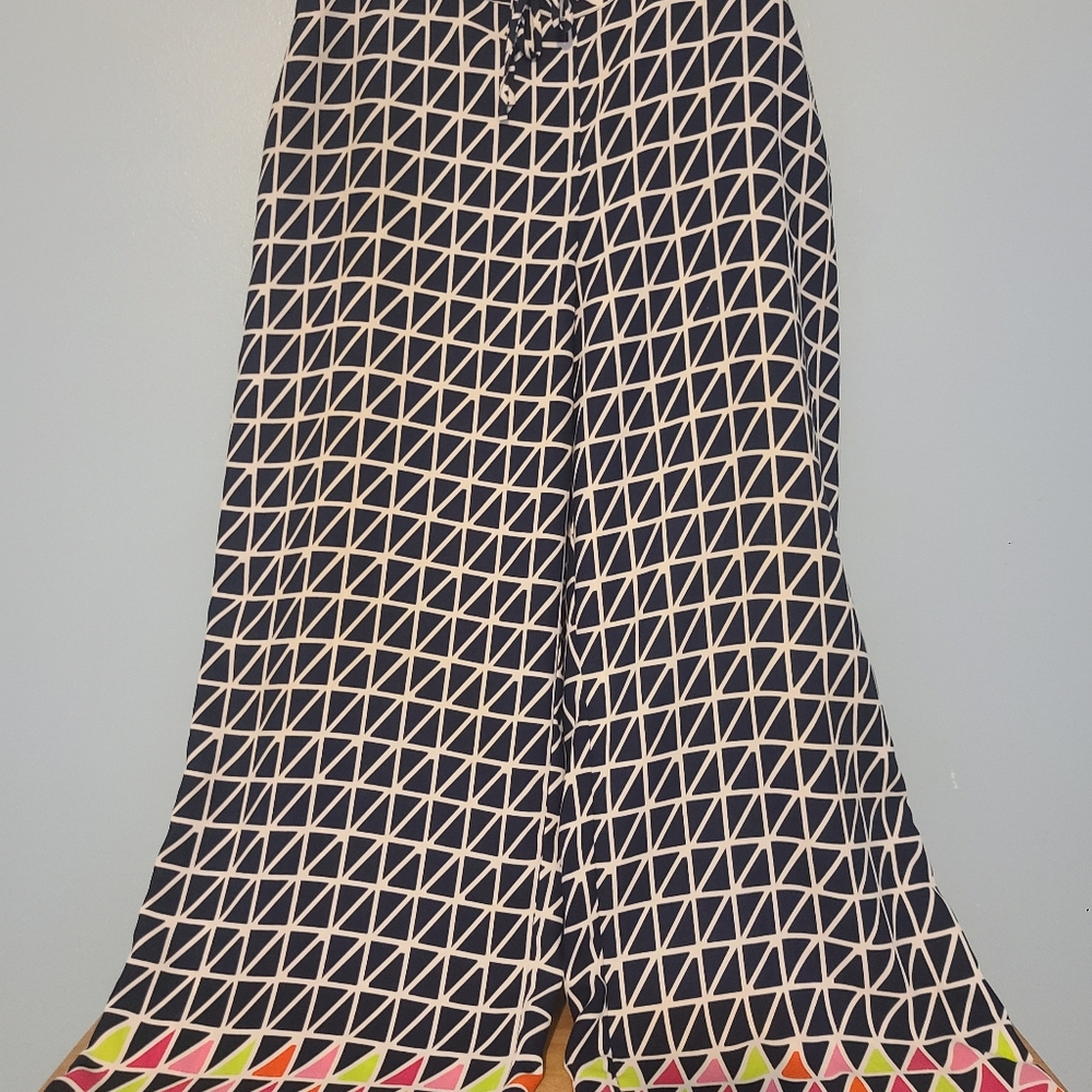 Kaari Blue Palazzo Pants Multicolored XL